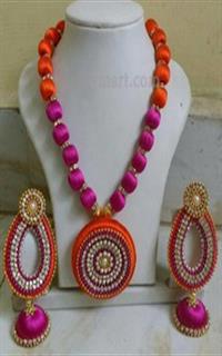 Silk Threaded Jewellery Set