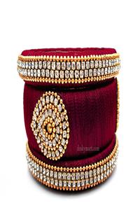 Silk Threaded Bangels Set