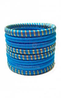 Silk Threaded Bangels Set