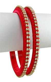 Silk Threaded Bangels Set