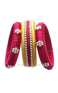 Silk Threaded Bangels Set