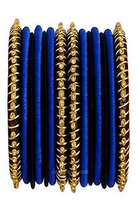 Silk Threaded Bangels Set