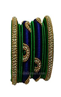 Silk Threaded Bangels Set
