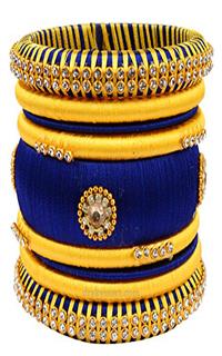 Silk Threaded Bangels Set
