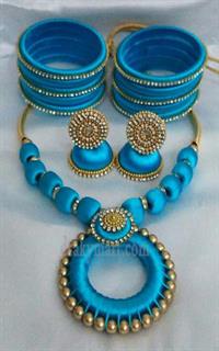 Silk Therad Jewellery Set