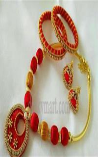 Silk Therad Jewellery Set