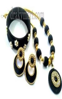 Silk Therad Jewellery Set