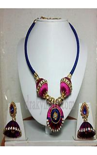 Silk Theard Neacklace set