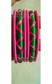 Silk Threaded Bangels Set