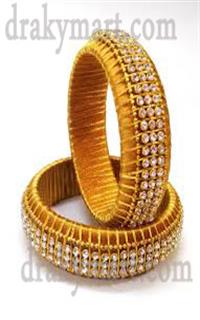 Silk Threaded Bangels Set