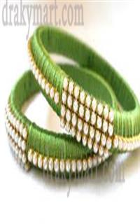 Silk Threaded Bangels Set