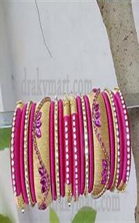 Silk Threaded Bangels Set
