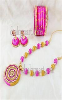 Silk Threaded Jewellery Set
