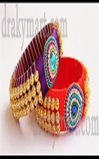 Silk Threaded Bangels Set