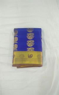 SAGA Blue Saree