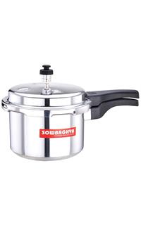 SOWBAGHYA 3 Lit Aluminium Pressure Cooker