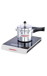 Sowbaghya 3Lit Elite Induction Base Aluminium Pressure Cooker