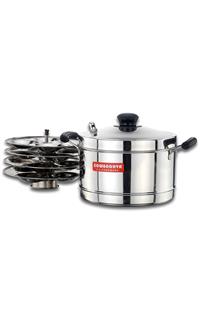 Sowbaghya Ultima IB Stainless Steel Idly Cooker (4 plates)
