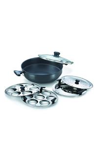 Prestige Aluminum Multi Kadai 280mm