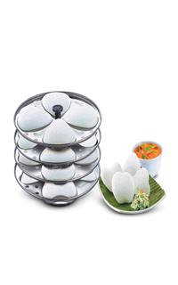 Prestige Stainless Steel Multi-Shaped Idly Plate (4- plates)