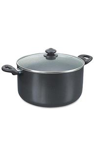 Prestige Omega Deluxe Granite Stock Pot with Lid, 280mm