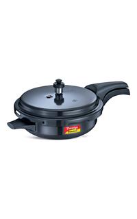 Prestige Deluxe Plus Hard Anodized Junior Pan Lit Pressure Cooker ( Black )