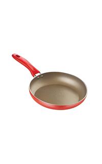 Prestige Omega Gold Induction Base Non-Stick Aluminum Fry Pan, 260mm/2.1 Litres, Metallic Red