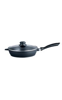 Prestige Die Cast Plus Induction Base Deep Fry Pan, 240 mm, Black