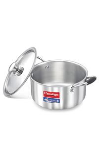 Prestige Elite Tri Ply 240mm Casserole with Lid