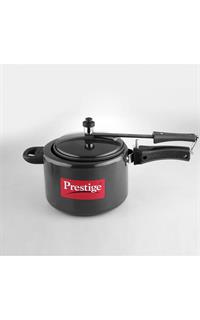 Prestige Nakshatra Plus Hard Anodised 5 Lit Aluminium Pressure Cooker (Black)