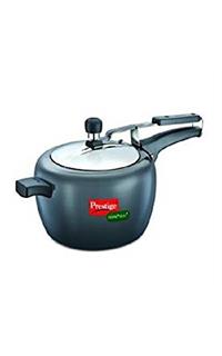 Prestige Apple Due Plus Hard Anodized 5 Lit Pressure Cooker (Black)